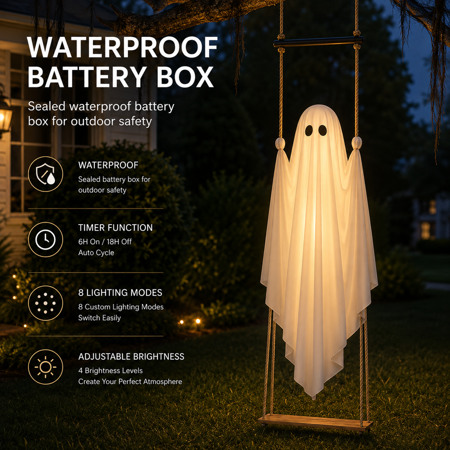 BooLume™ Swinging Ghost Light