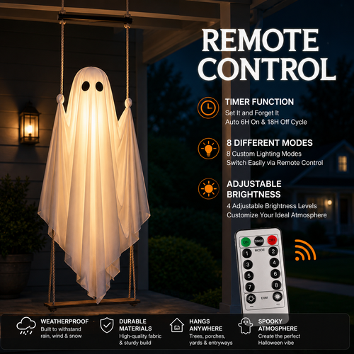 BooLume™ Swinging Ghost Light