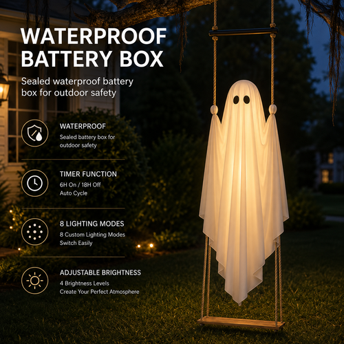 BooLume™ Swinging Ghost Light